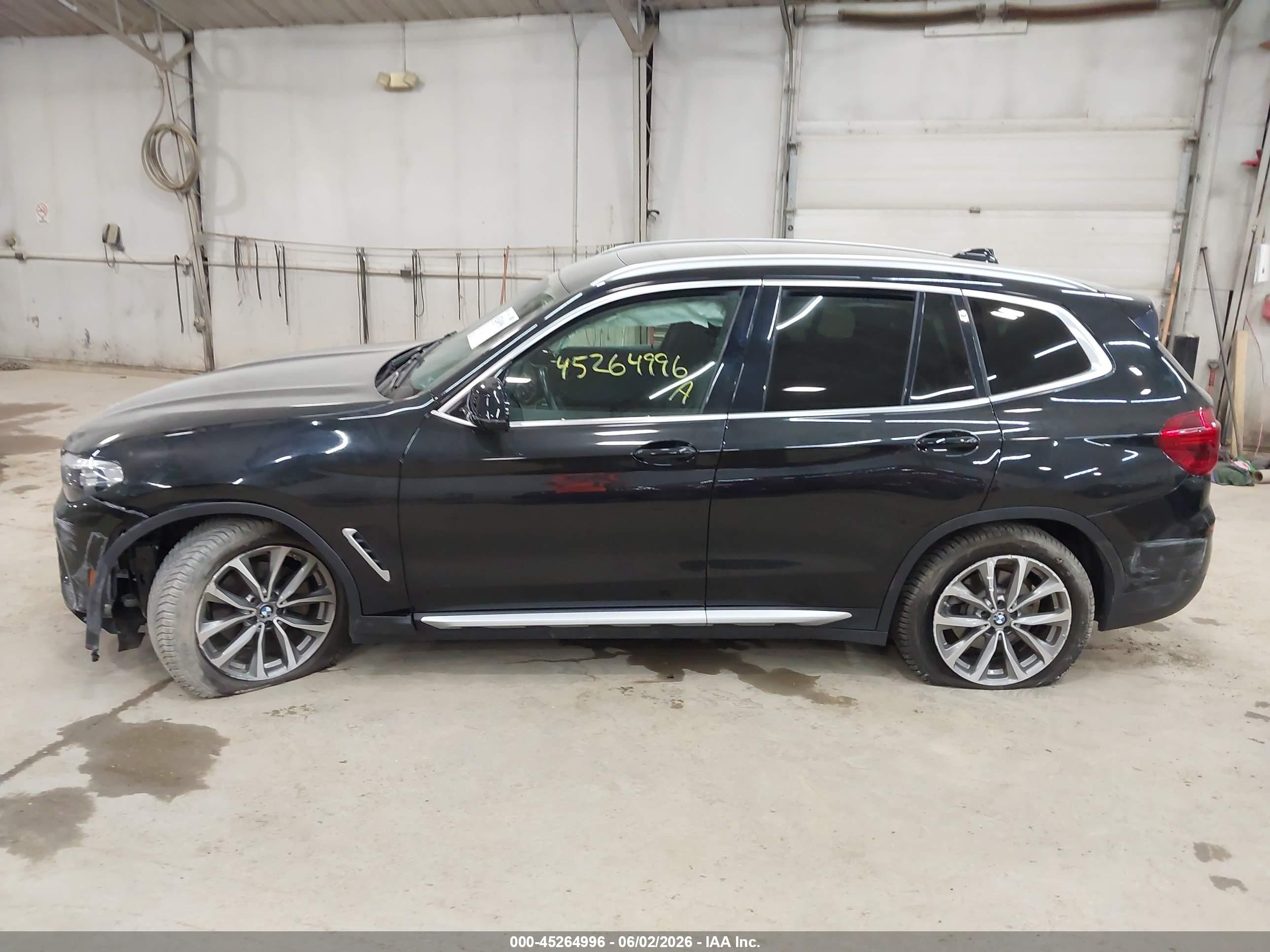 2019 Bmw X3 Xdrive30i Black vin: 5UXTR9C58KLD96616