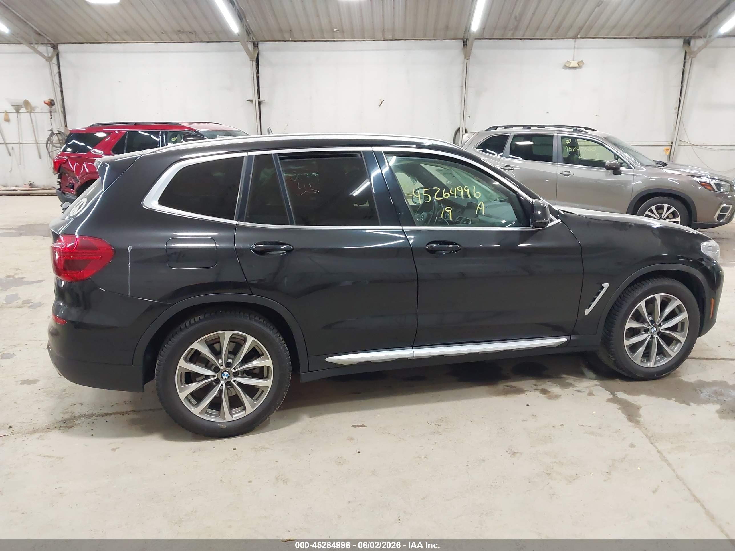 2019 Bmw X3 Xdrive30i Black vin: 5UXTR9C58KLD96616