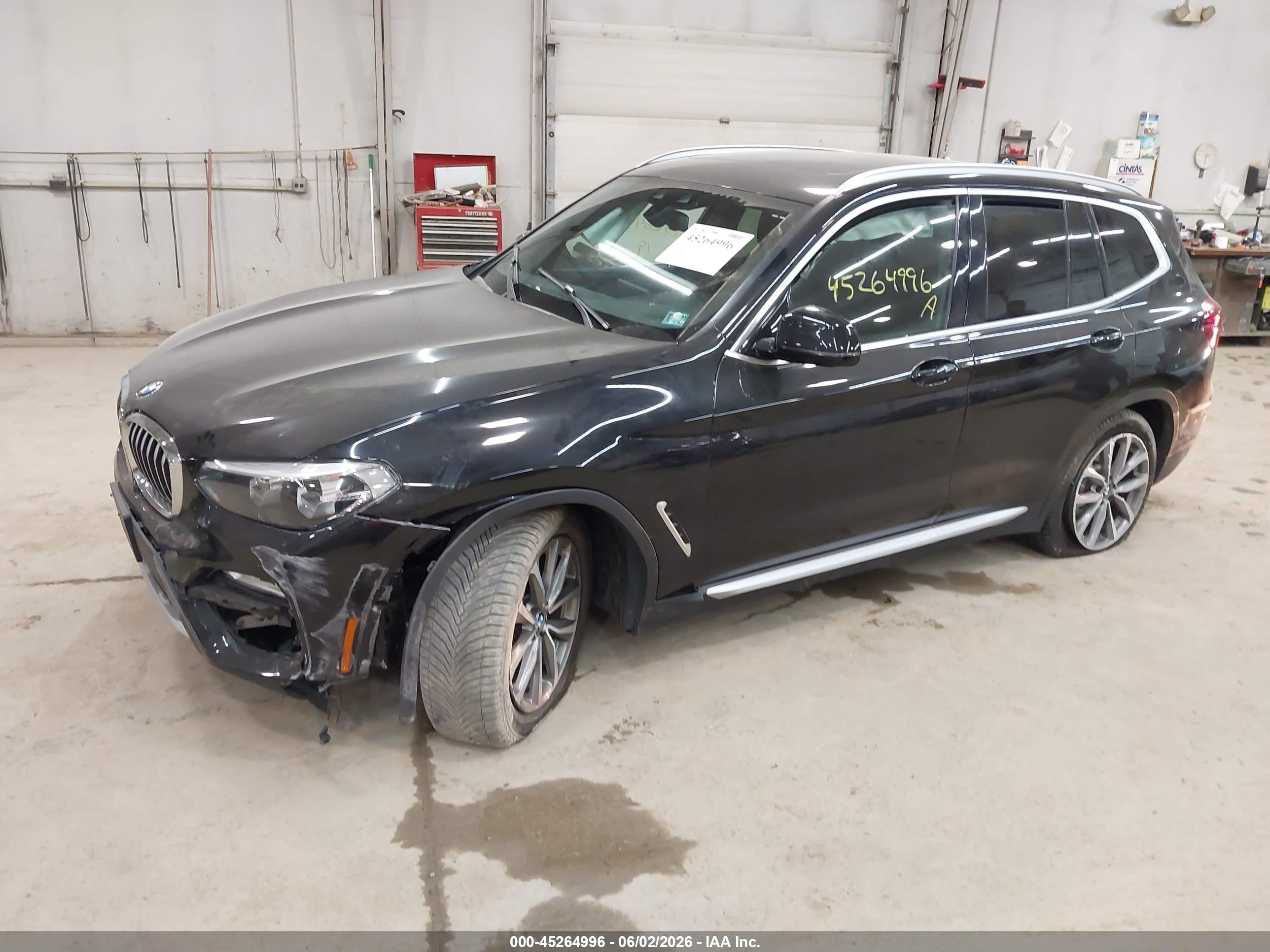 2019 Bmw X3 Xdrive30i Black vin: 5UXTR9C58KLD96616