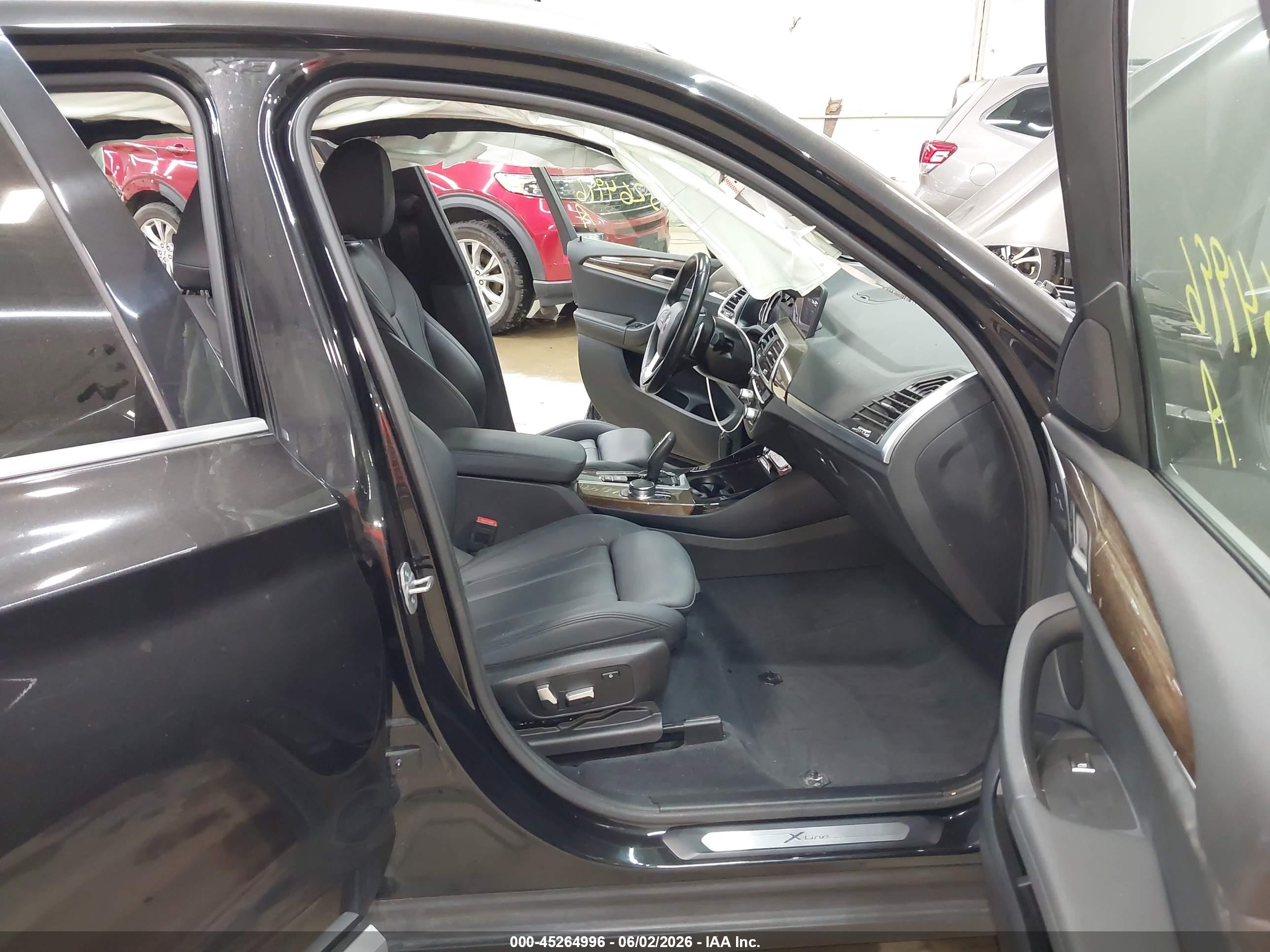 2019 Bmw X3 Xdrive30i Black vin: 5UXTR9C58KLD96616