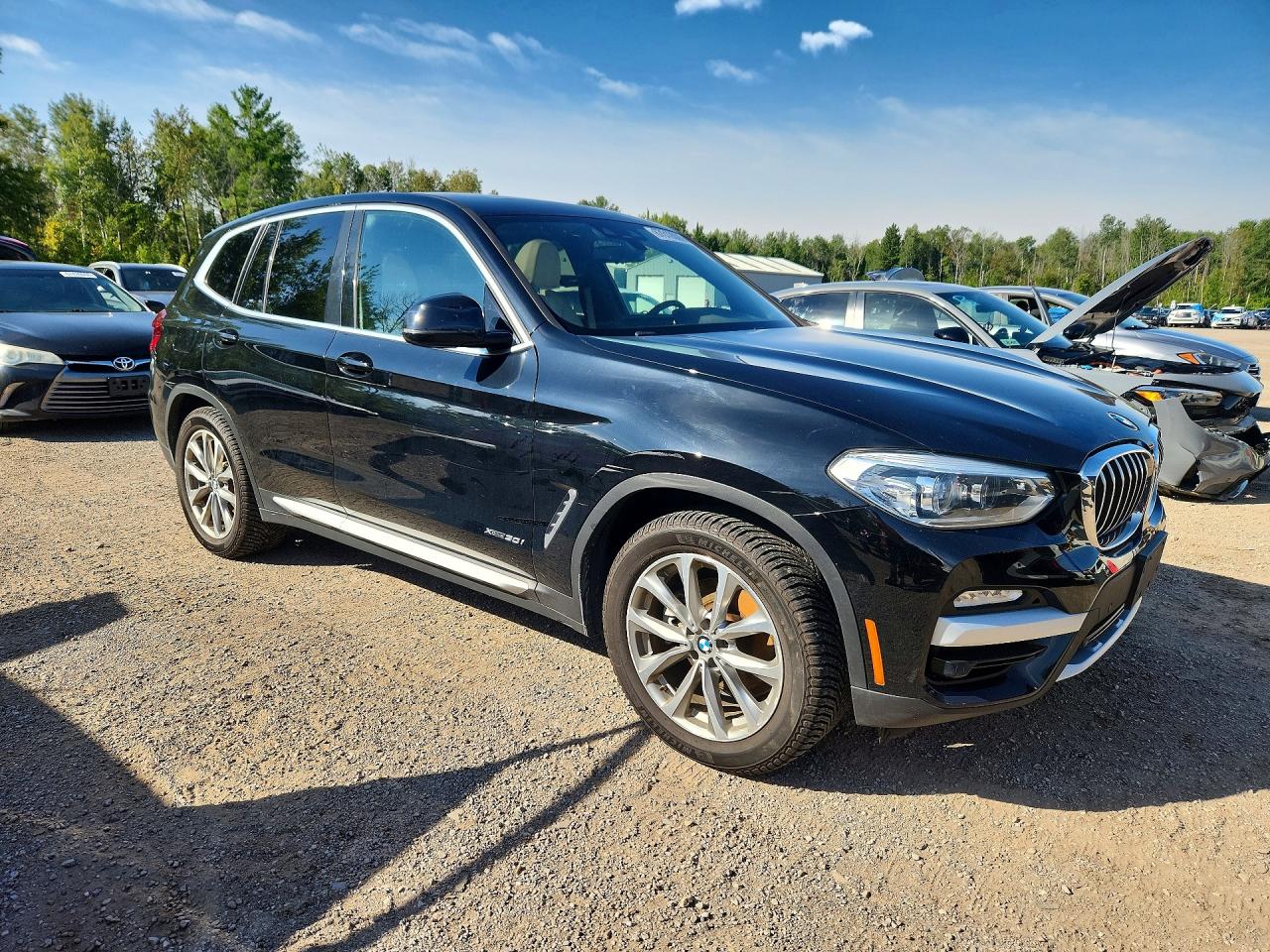 2018 Bmw X3 Xdrive30i Black vin: 5UXTR9C59JLC77794