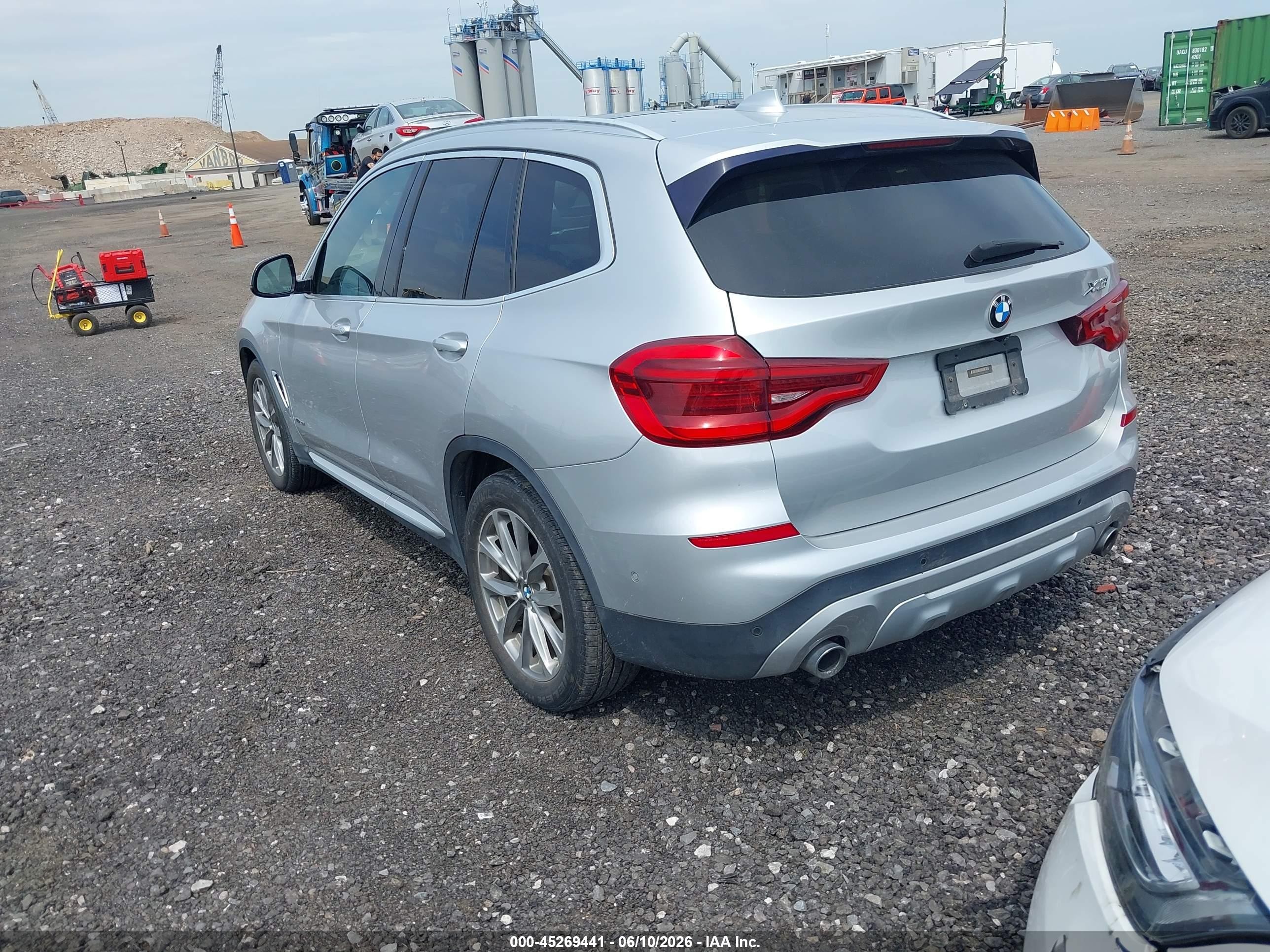 2018 Bmw X3 Xdrive30i Gray vin: 5UXTR9C59JLD61730
