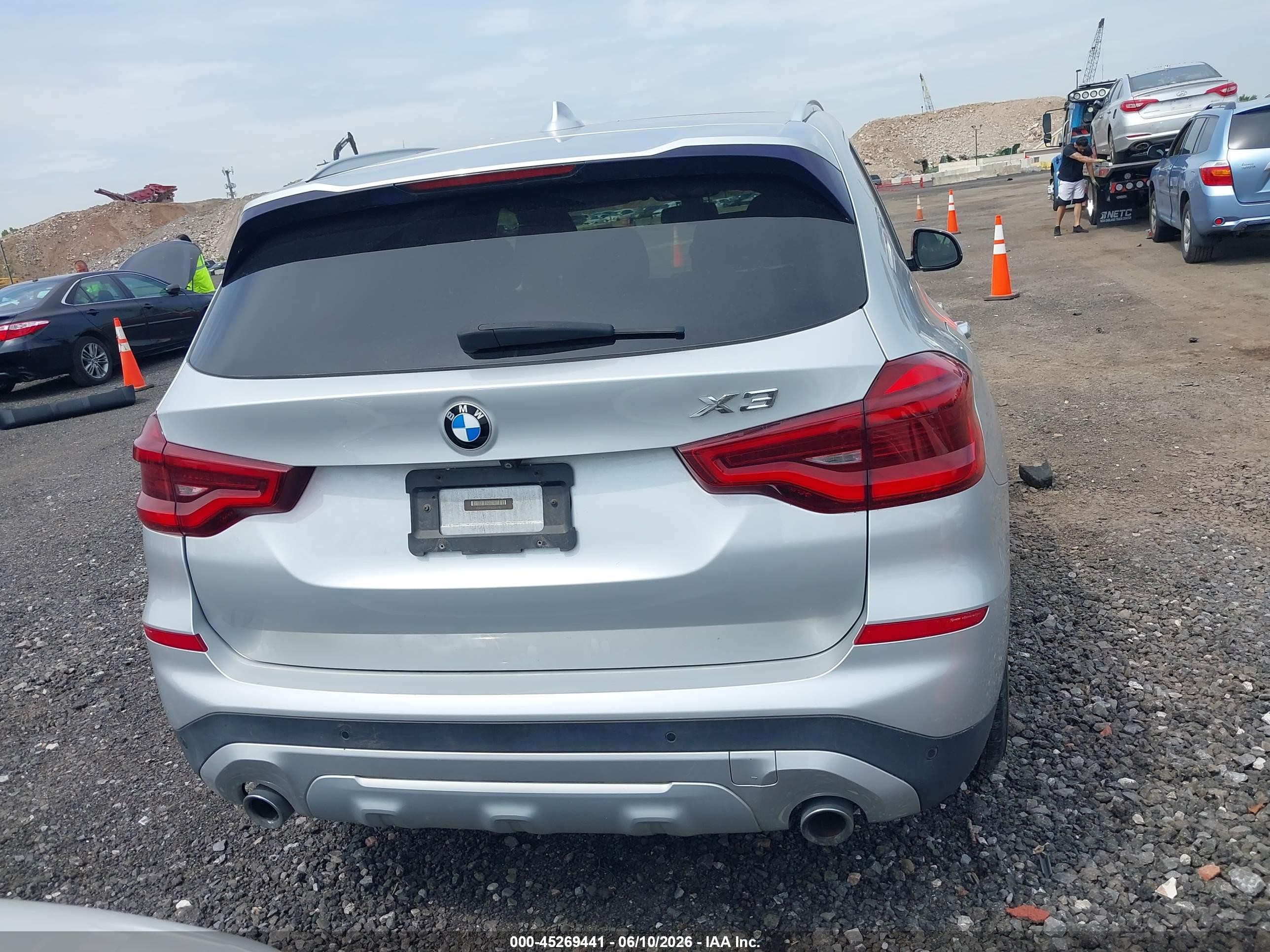 2018 Bmw X3 Xdrive30i Gray vin: 5UXTR9C59JLD61730