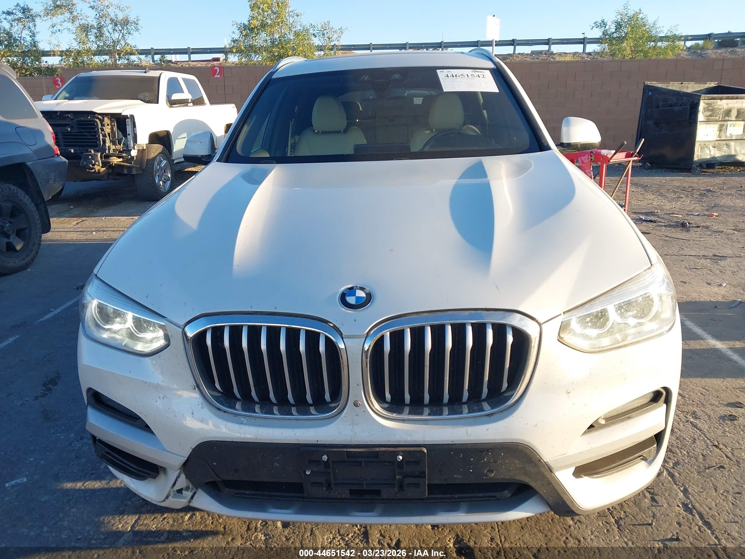 2021 Bmw X3 Phev Xdrive30e White vin: 5UXTS1C05M9F13207