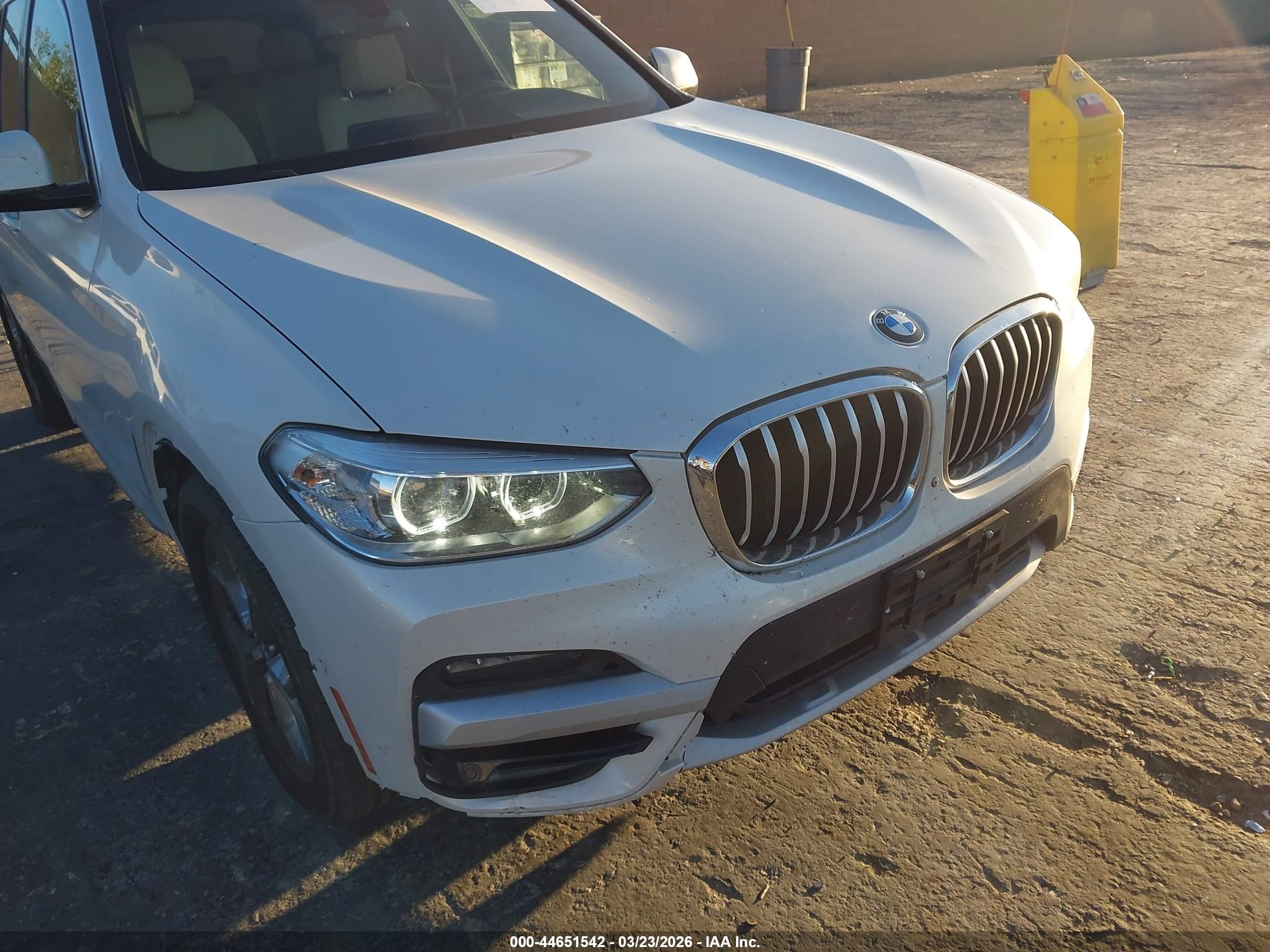 2021 Bmw X3 Phev Xdrive30e White vin: 5UXTS1C05M9F13207