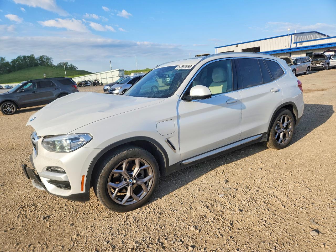 2021 Bmw X3 Xdrive30e White vin: 5UXTS1C06M9G72429