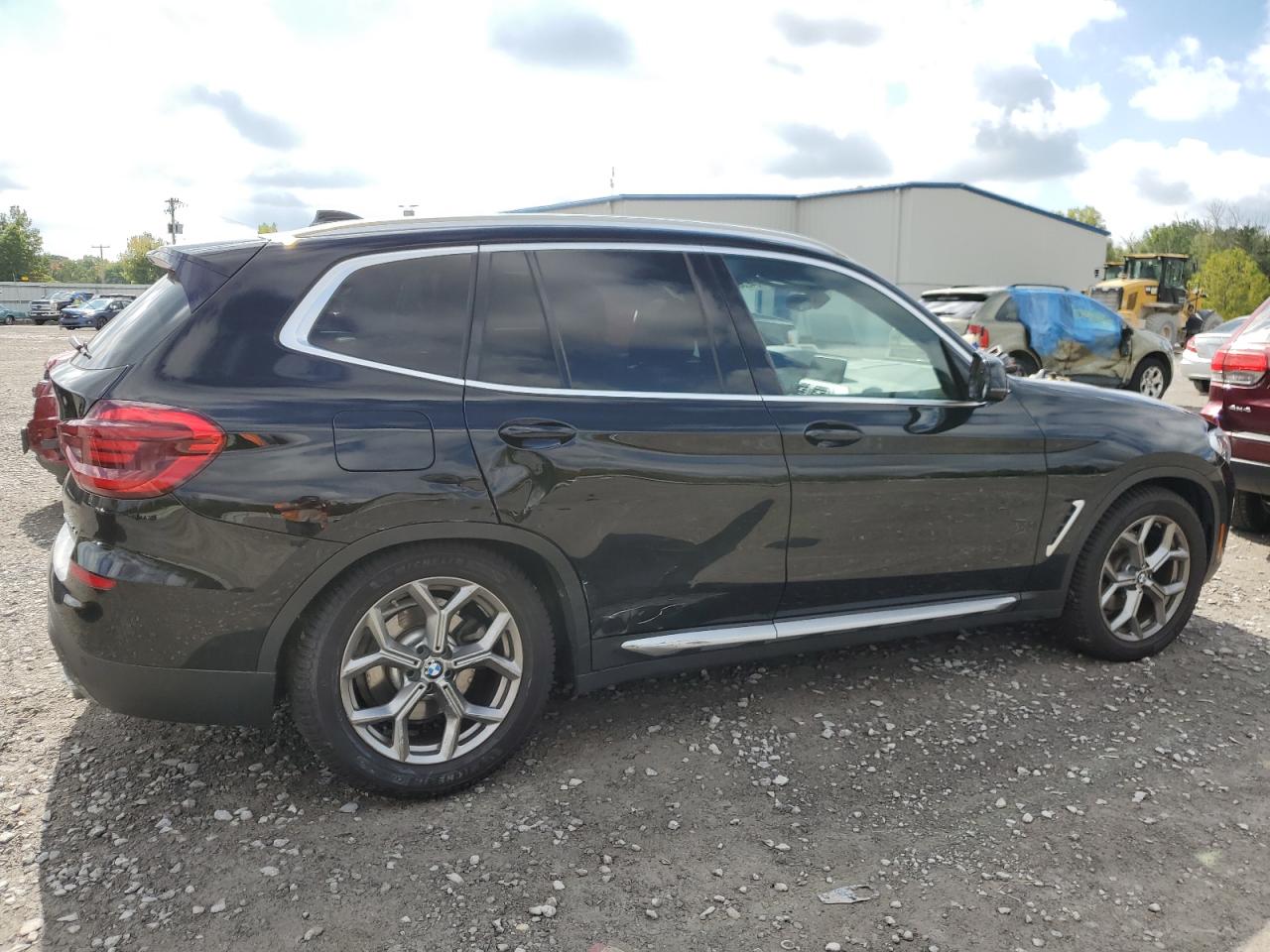 2021 Bmw X3 Xdrive30e Black vin: 5UXTS1C09M9D89975
