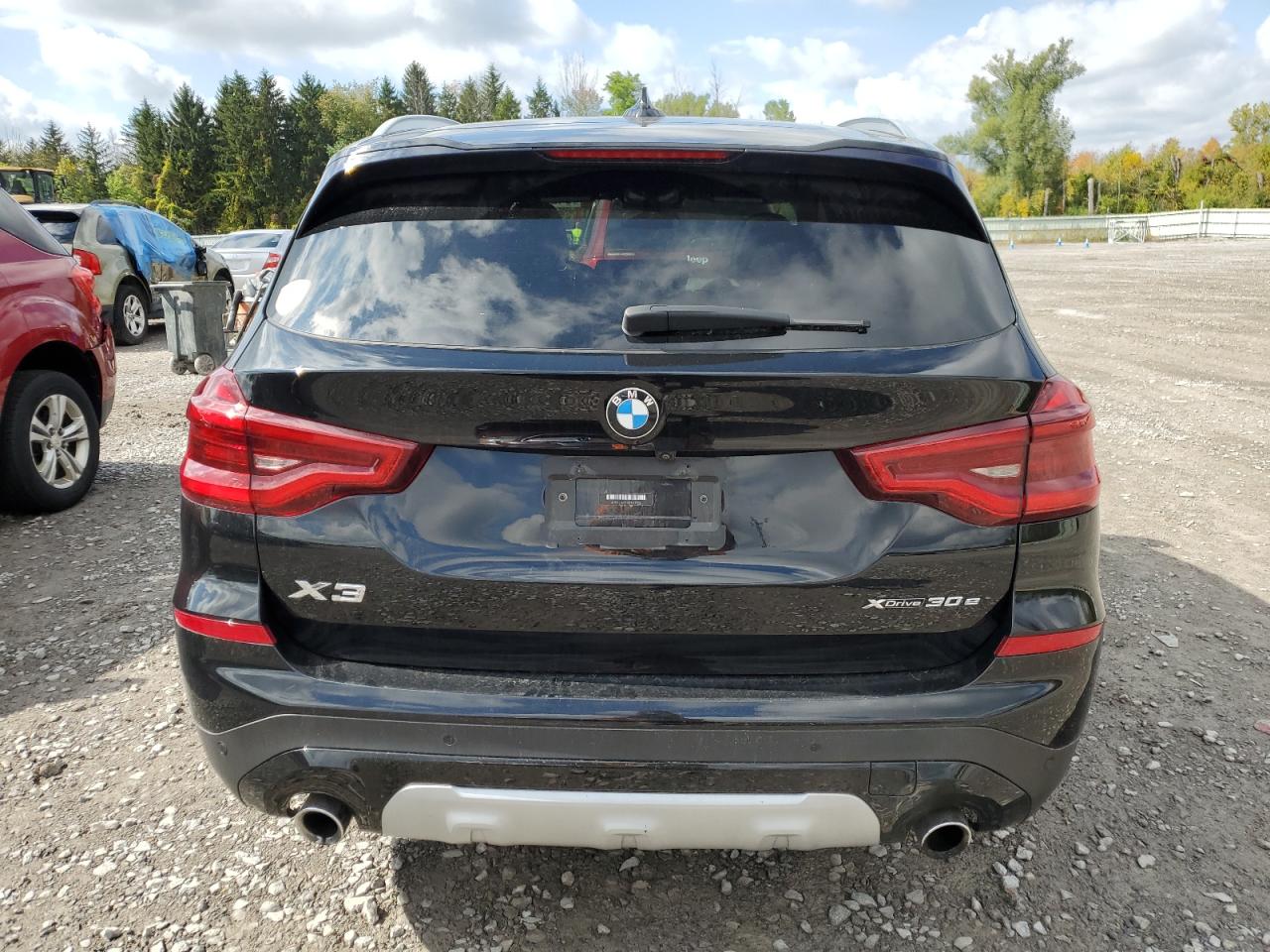 2021 Bmw X3 Xdrive30e Black vin: 5UXTS1C09M9D89975