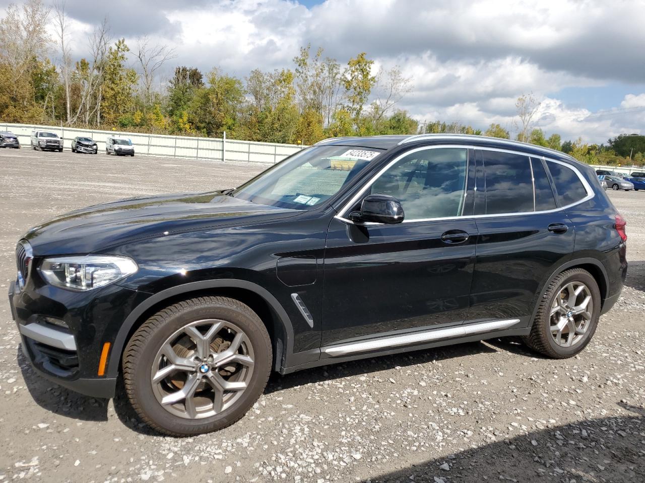 2021 Bmw X3 Xdrive30e Black vin: 5UXTS1C09M9D89975