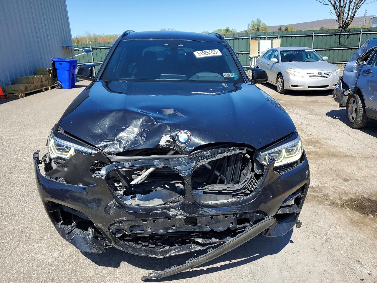 2018 Bmw X3 Xdrivem40i Black vin: 5UXTS3C54J0Z02554