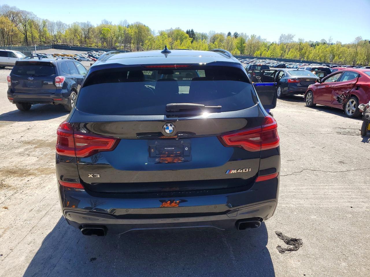 2018 Bmw X3 Xdrivem40i Black vin: 5UXTS3C54J0Z02554