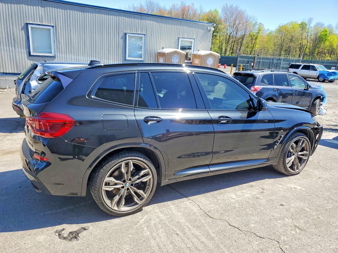 2018 Bmw X3 Xdrivem40i Black vin: 5UXTS3C54J0Z02554
