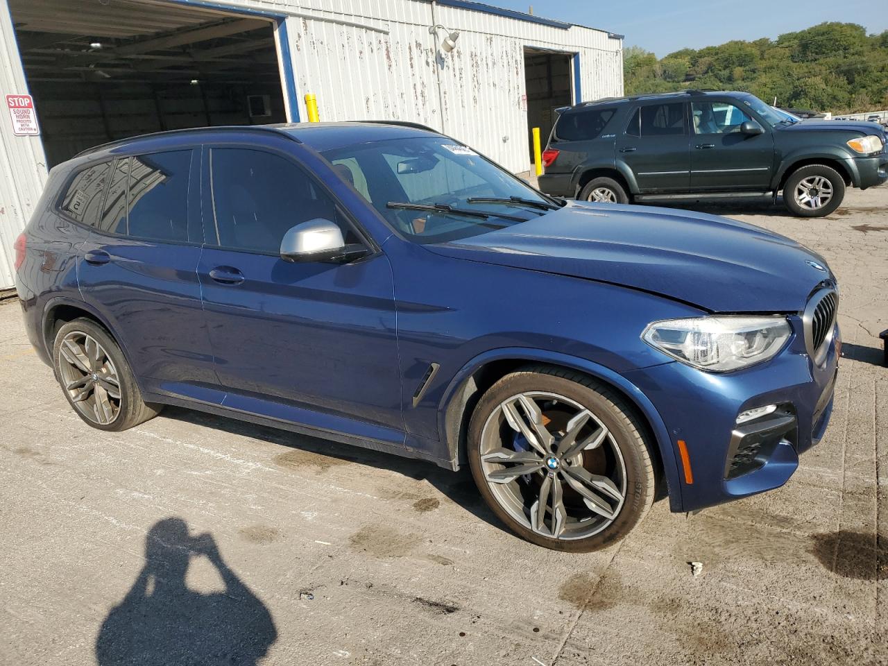2018 Bmw X3 Xdrivem40i Синий vin: 5UXTS3C57J0Y95714