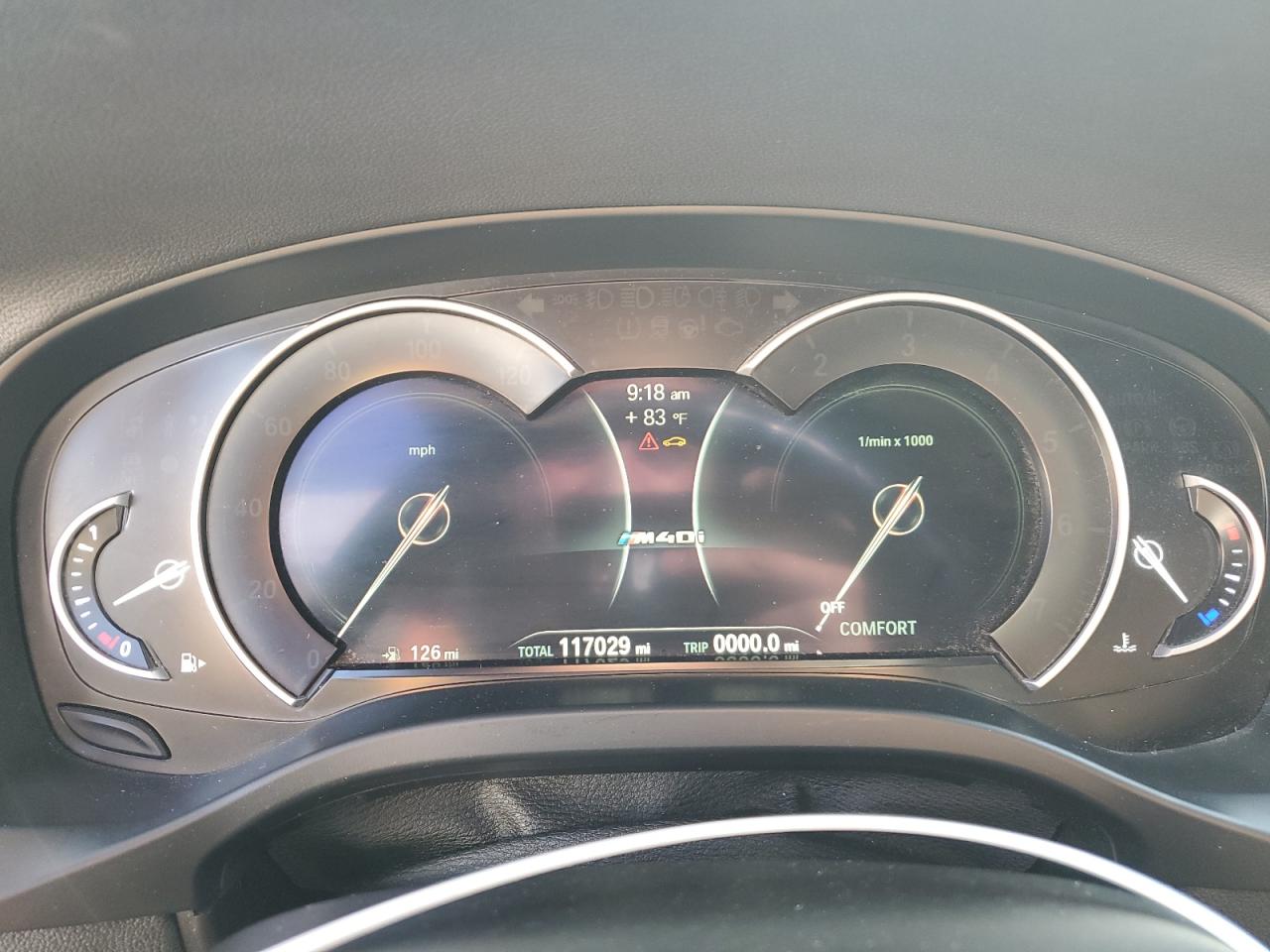 2018 Bmw X3 Xdrivem40i Синий vin: 5UXTS3C57J0Y95714
