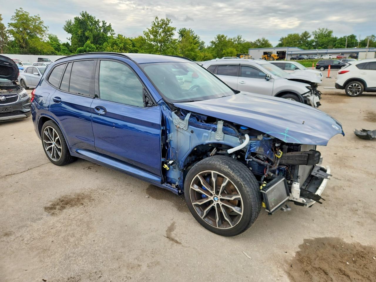 2019 Bmw X3 Xdrivem40i Blue vin: 5UXTS3C59K0Z06696