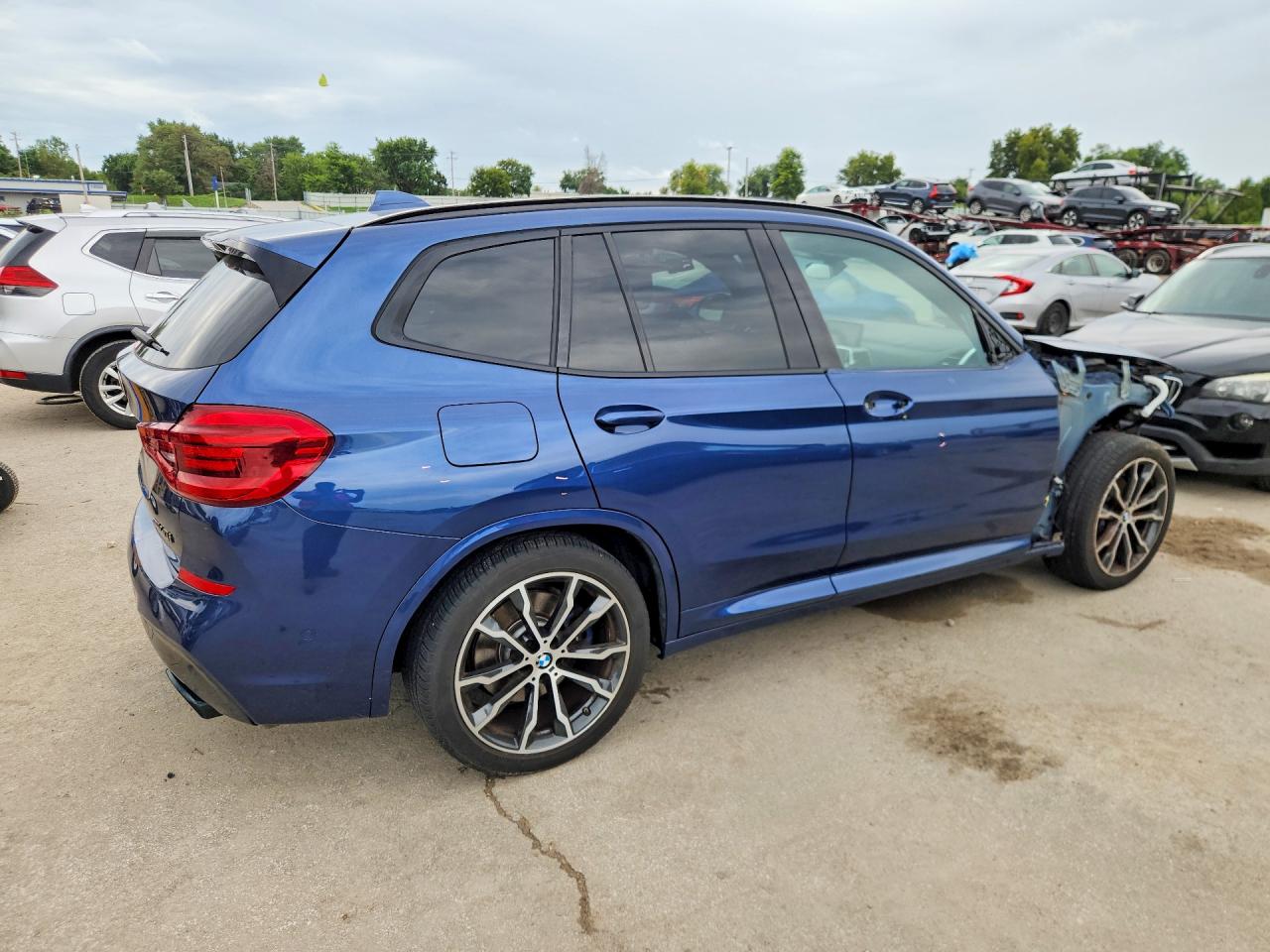 2019 Bmw X3 Xdrivem40i Blue vin: 5UXTS3C59K0Z06696