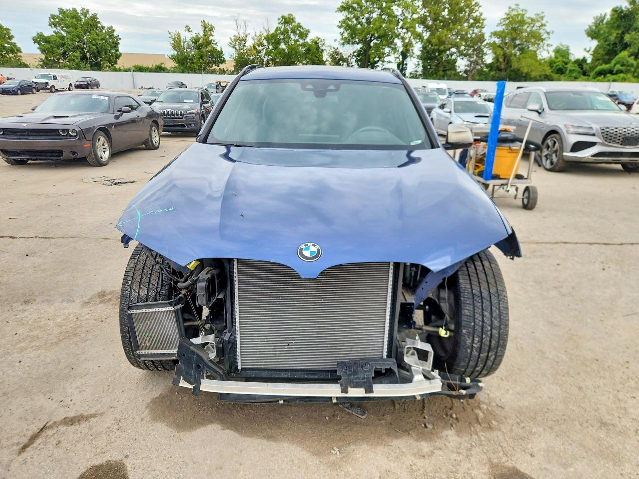 2019 Bmw X3 Xdrivem40i Blue vin: 5UXTS3C59K0Z06696