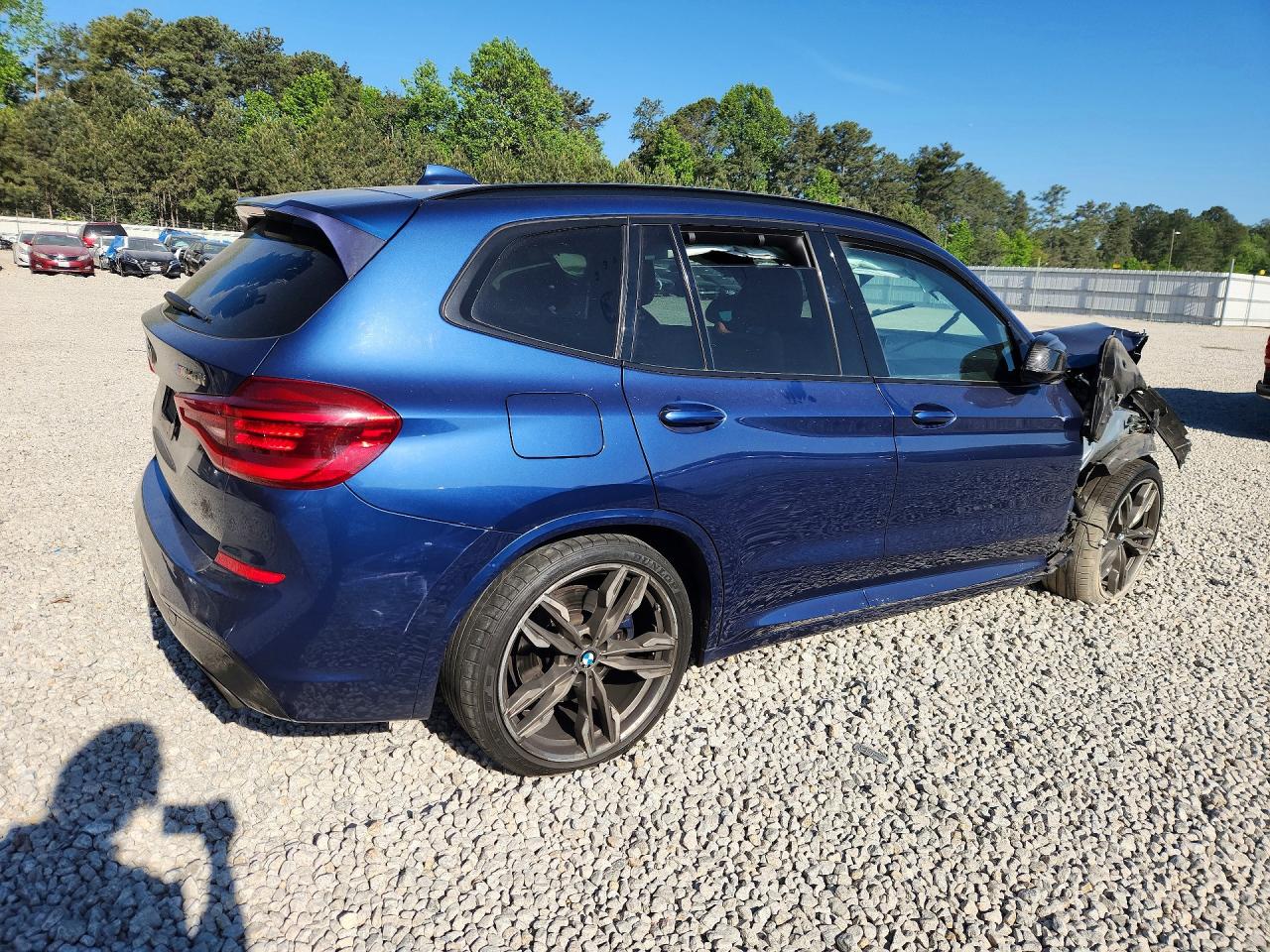2018 Bmw X3 Xdrivem40i Blue vin: 5UXTS3C5XJ0Y97263