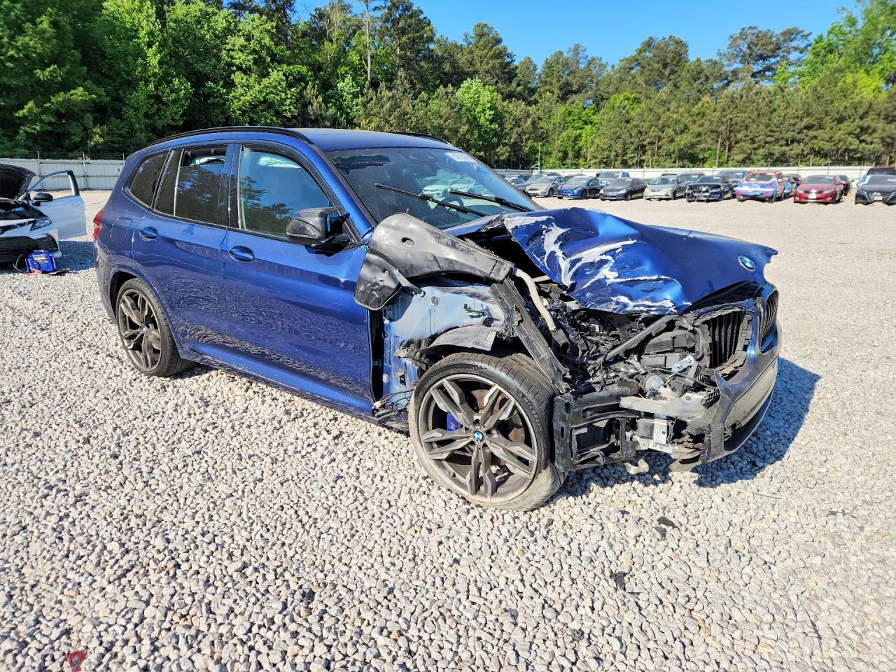 2018 Bmw X3 Xdrivem40i Blue vin: 5UXTS3C5XJ0Y97263