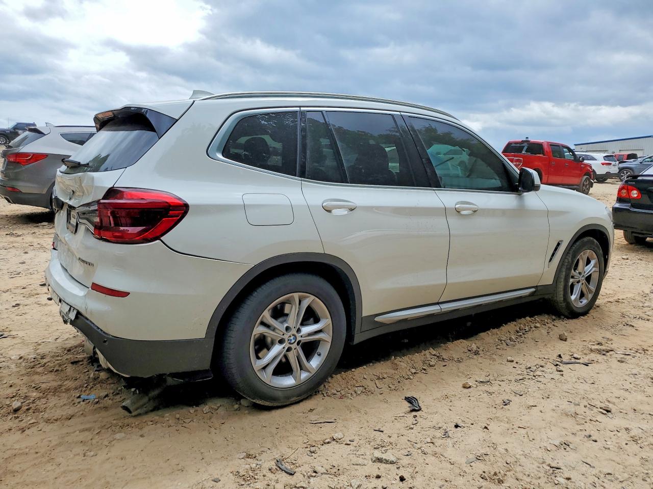2020 Bmw X3 Sdrive30i White vin: 5UXTY3C01L9D46076