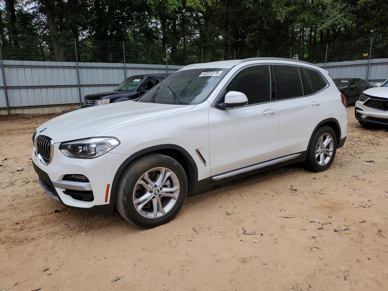 2020 Bmw X3 Sdrive30i White vin: 5UXTY3C01L9D46076