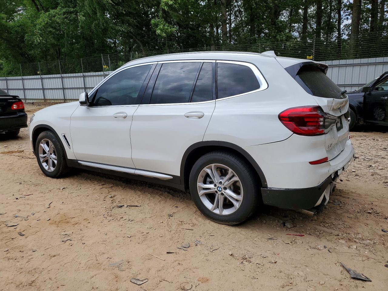 2020 Bmw X3 Sdrive30i White vin: 5UXTY3C01L9D46076