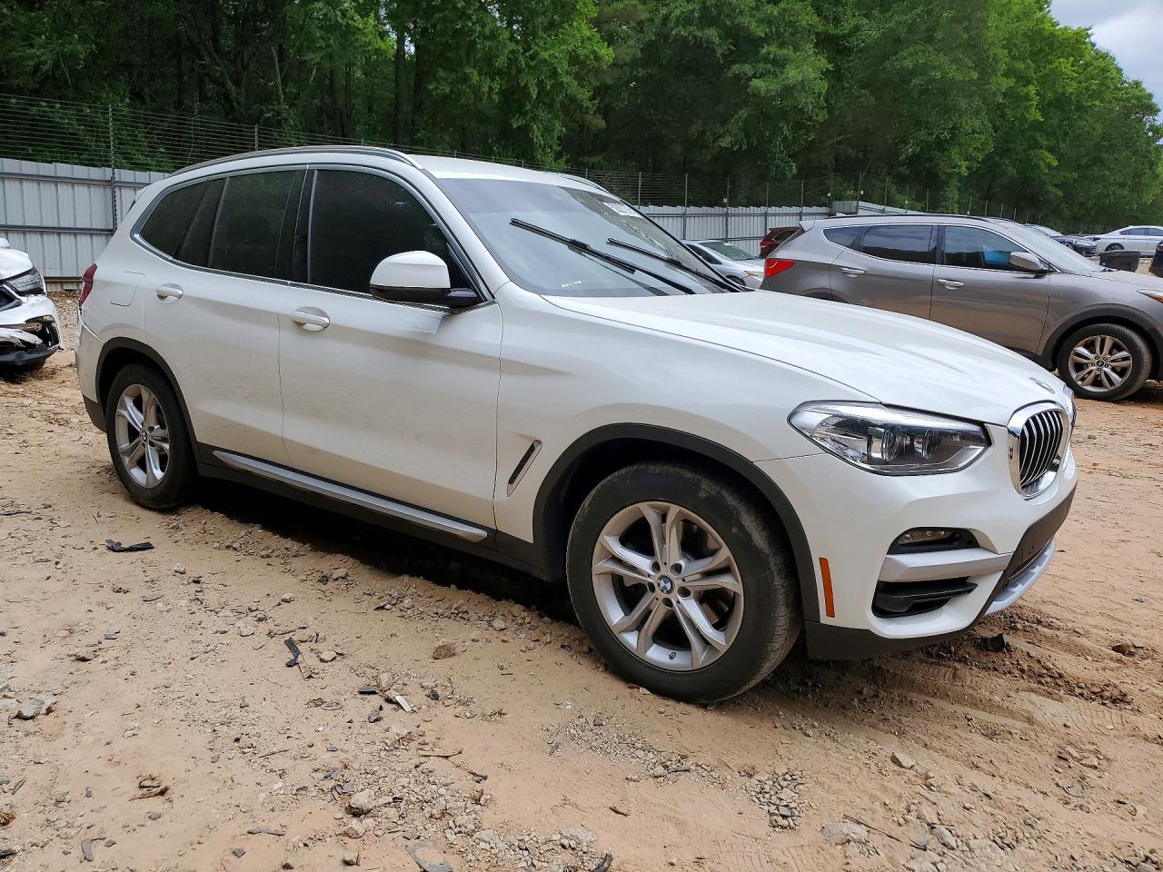 2020 Bmw X3 Sdrive30i White vin: 5UXTY3C01L9D46076