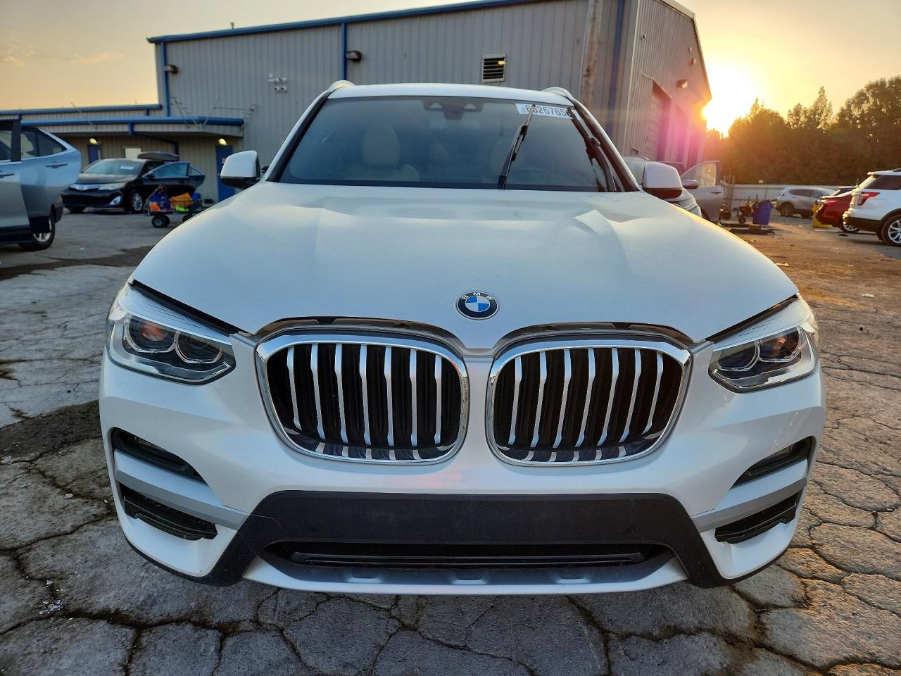 2020 Bmw X3 Sdrive30i White vin: 5UXTY3C05L9B22079