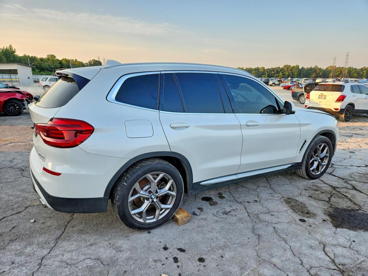 2020 Bmw X3 Sdrive30i White vin: 5UXTY3C05L9B22079
