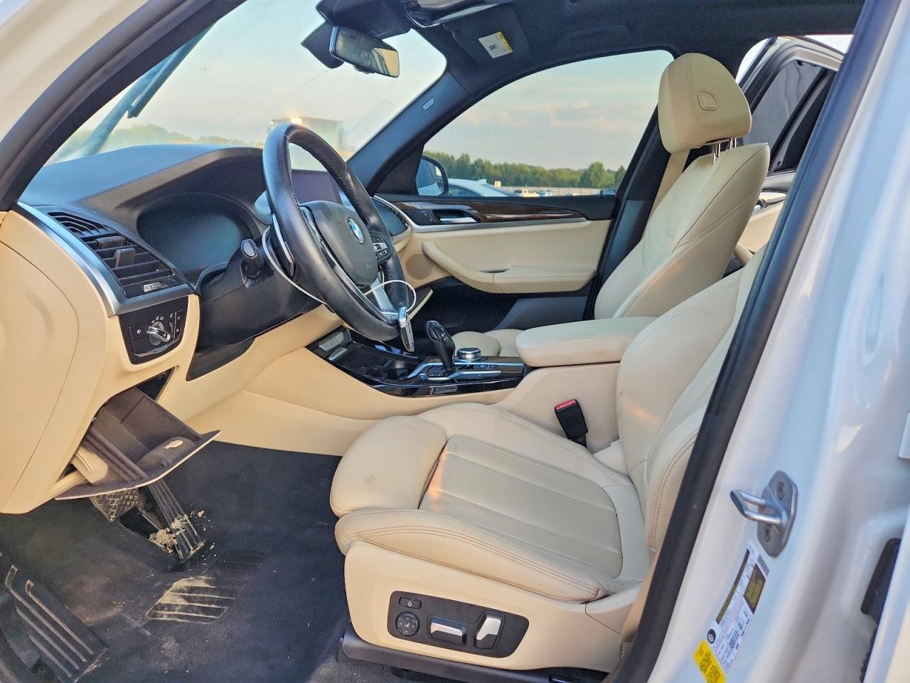 2020 Bmw X3 Sdrive30i White vin: 5UXTY3C05L9B22079