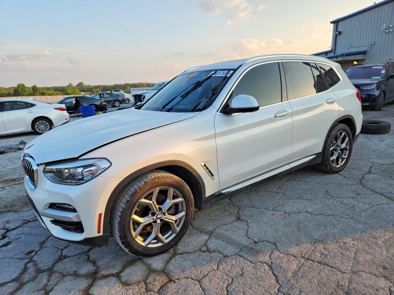 2020 Bmw X3 Sdrive30i White vin: 5UXTY3C05L9B22079