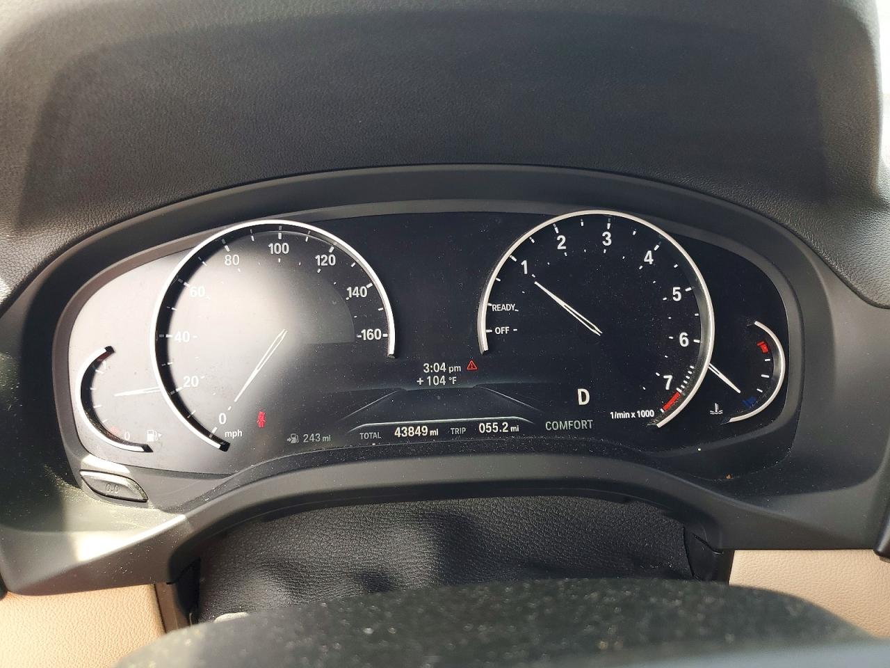 2020 Bmw X3 Sdrive30i Black vin: 5UXTY3C06L9D10030