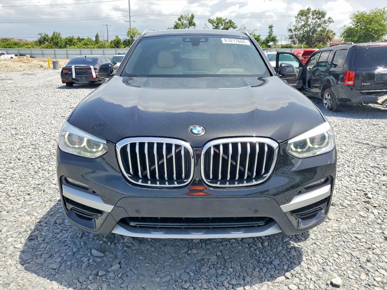 2020 Bmw X3 Sdrive30i Black vin: 5UXTY3C06L9D10030