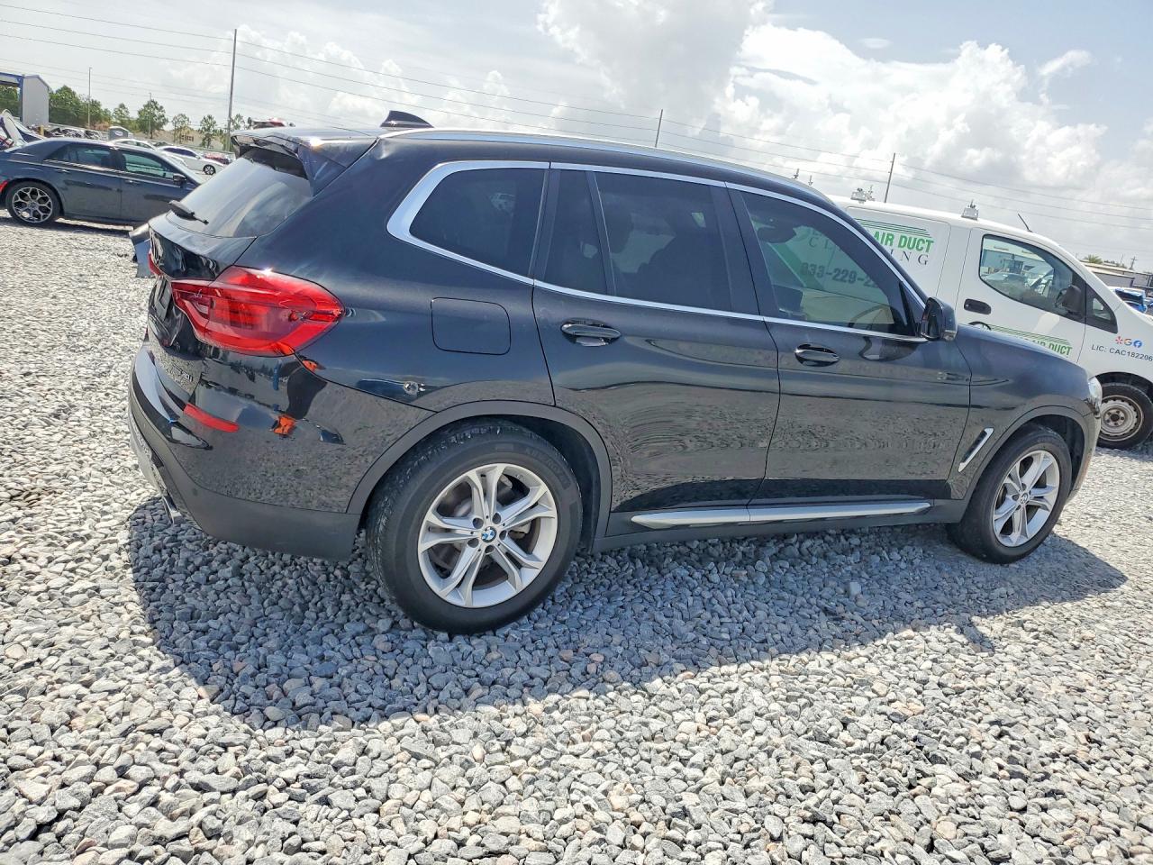 2020 Bmw X3 Sdrive30i Black vin: 5UXTY3C06L9D10030