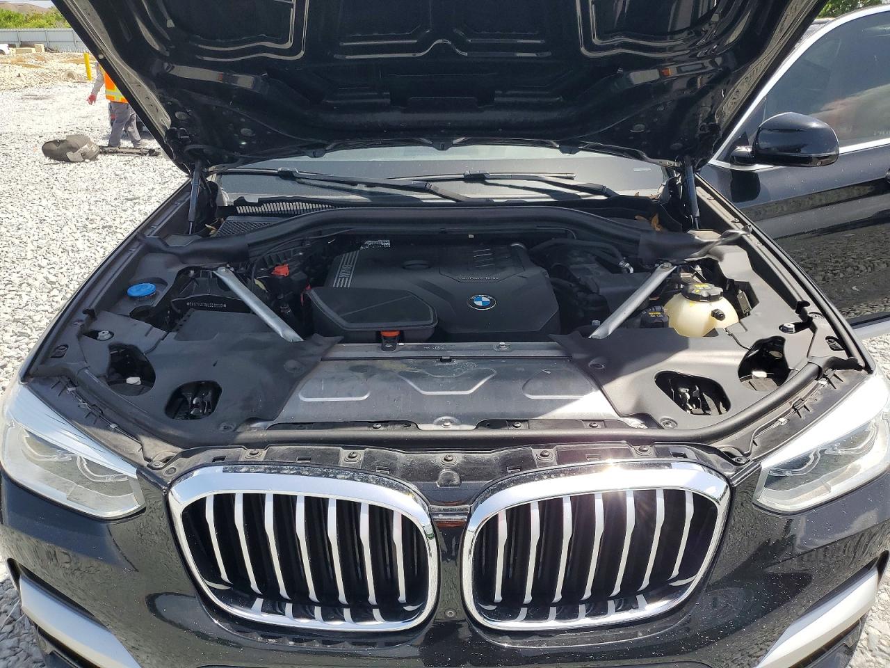 2020 Bmw X3 Sdrive30i Black vin: 5UXTY3C06L9D10030