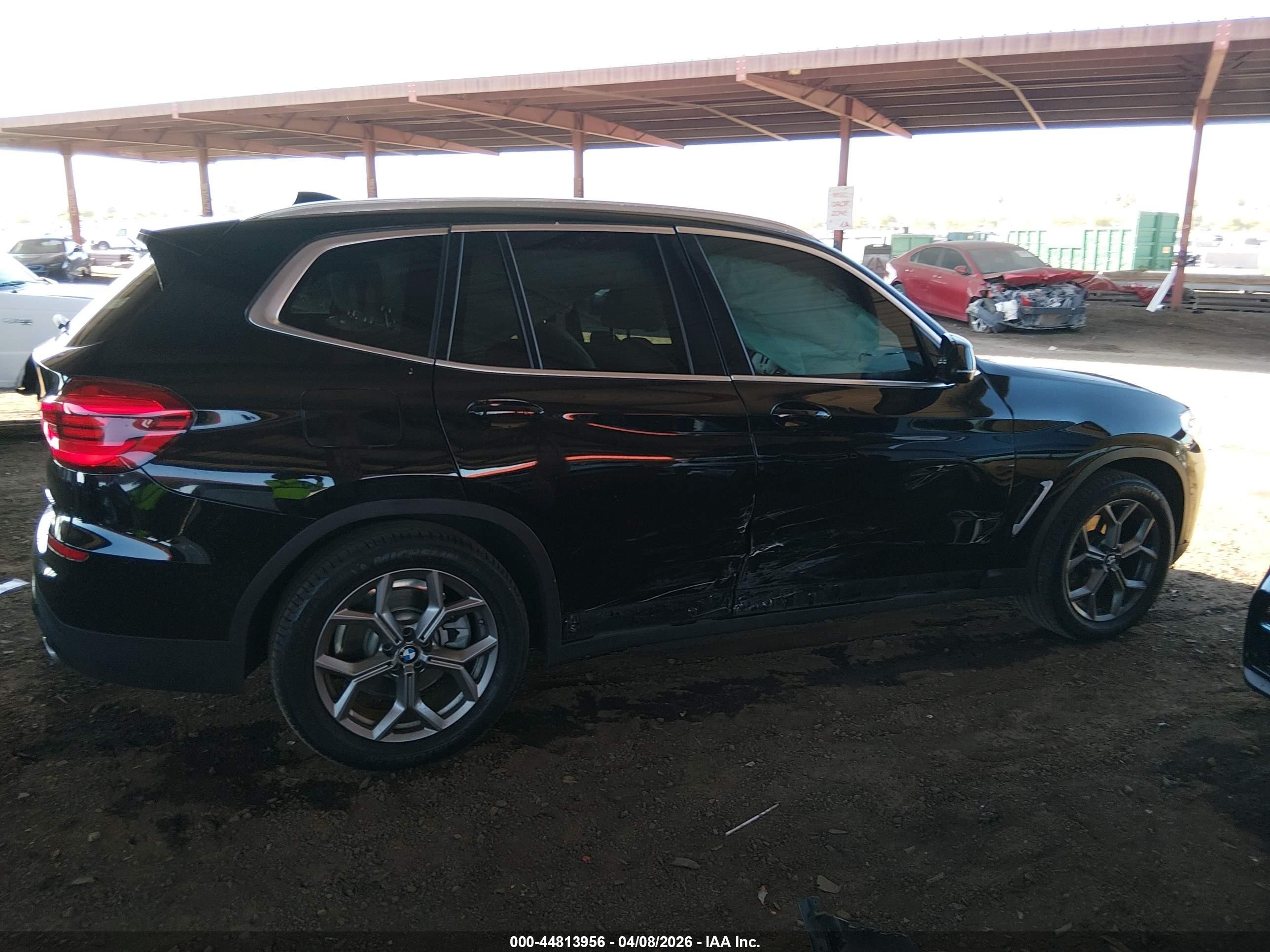 2020 Bmw X3 Sdrive30i Black vin: 5UXTY3C08L9C41759