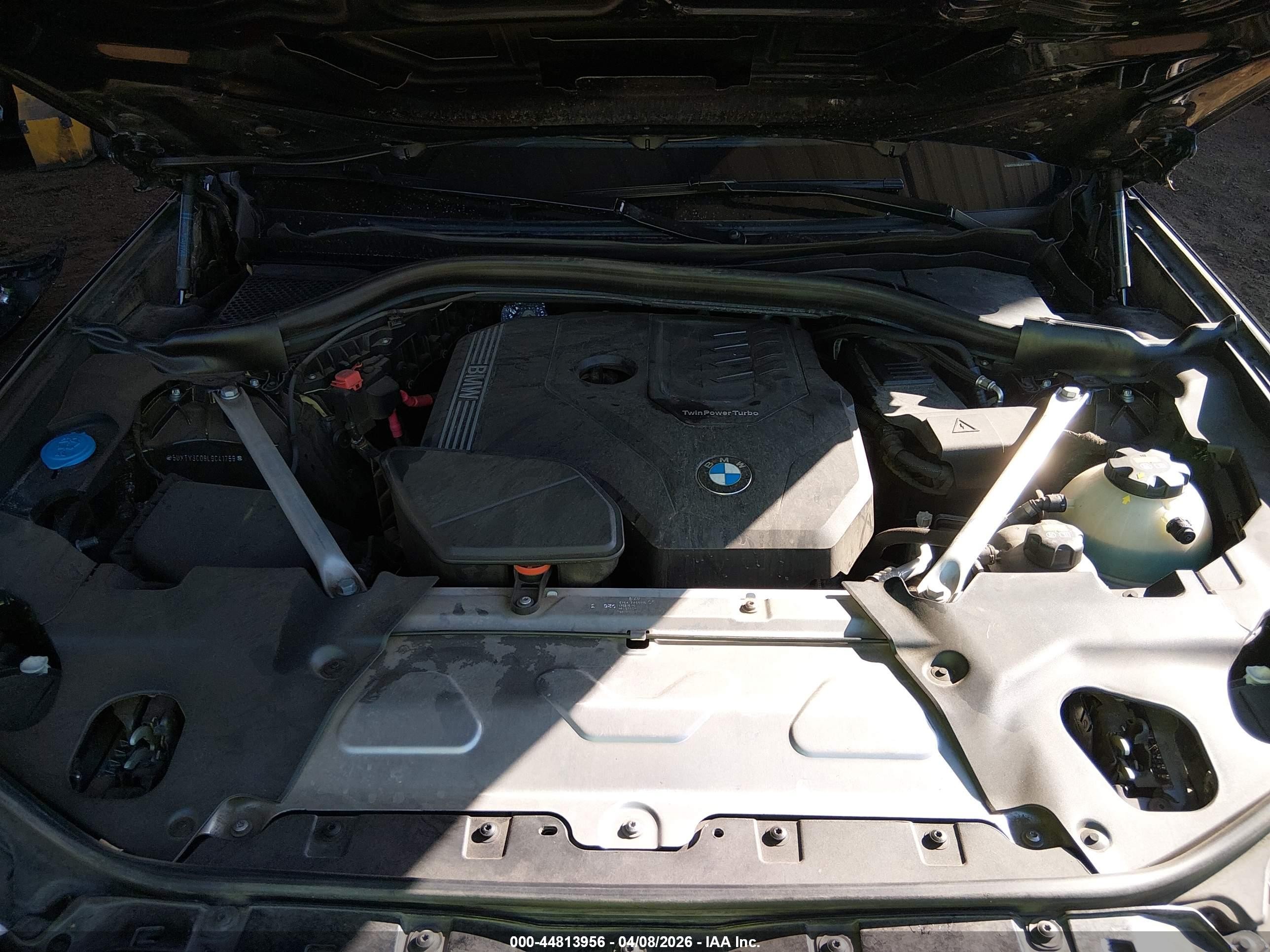 2020 Bmw X3 Sdrive30i Black vin: 5UXTY3C08L9C41759