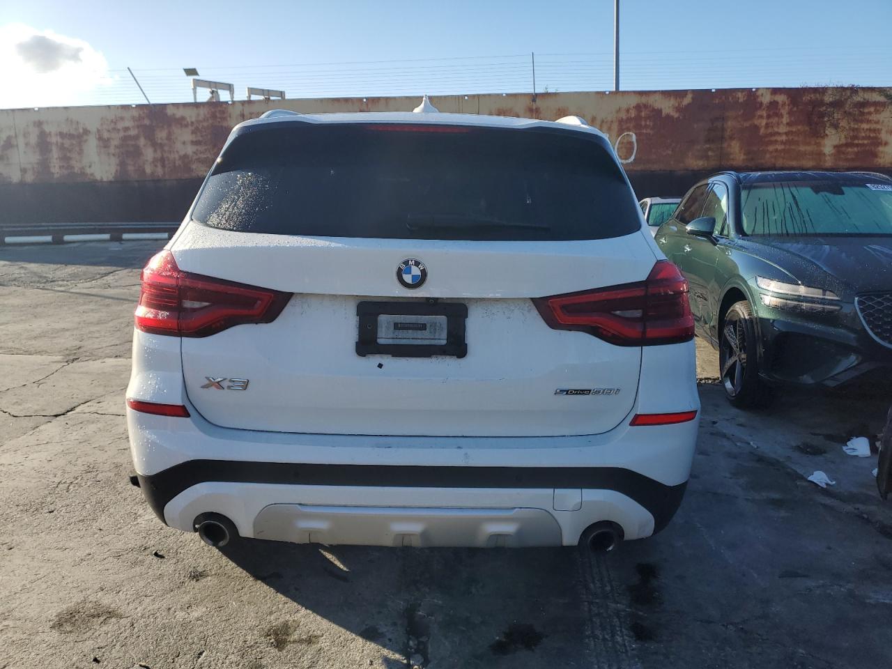 2021 Bmw X3 Sdrive30i White vin: 5UXTY3C08M9E99720
