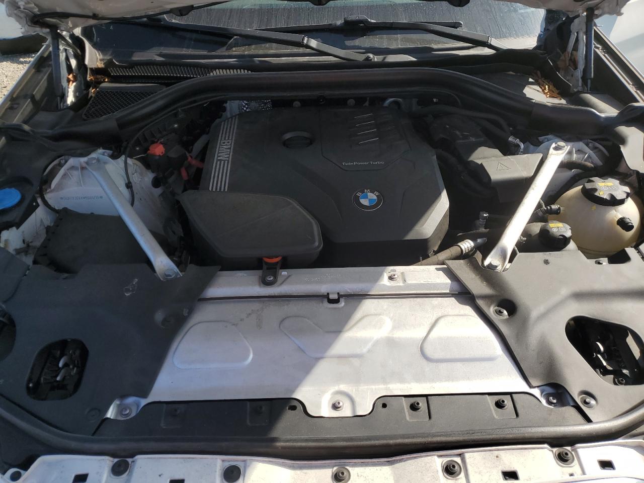 2021 Bmw X3 Sdrive30i White vin: 5UXTY3C0XM9G01213