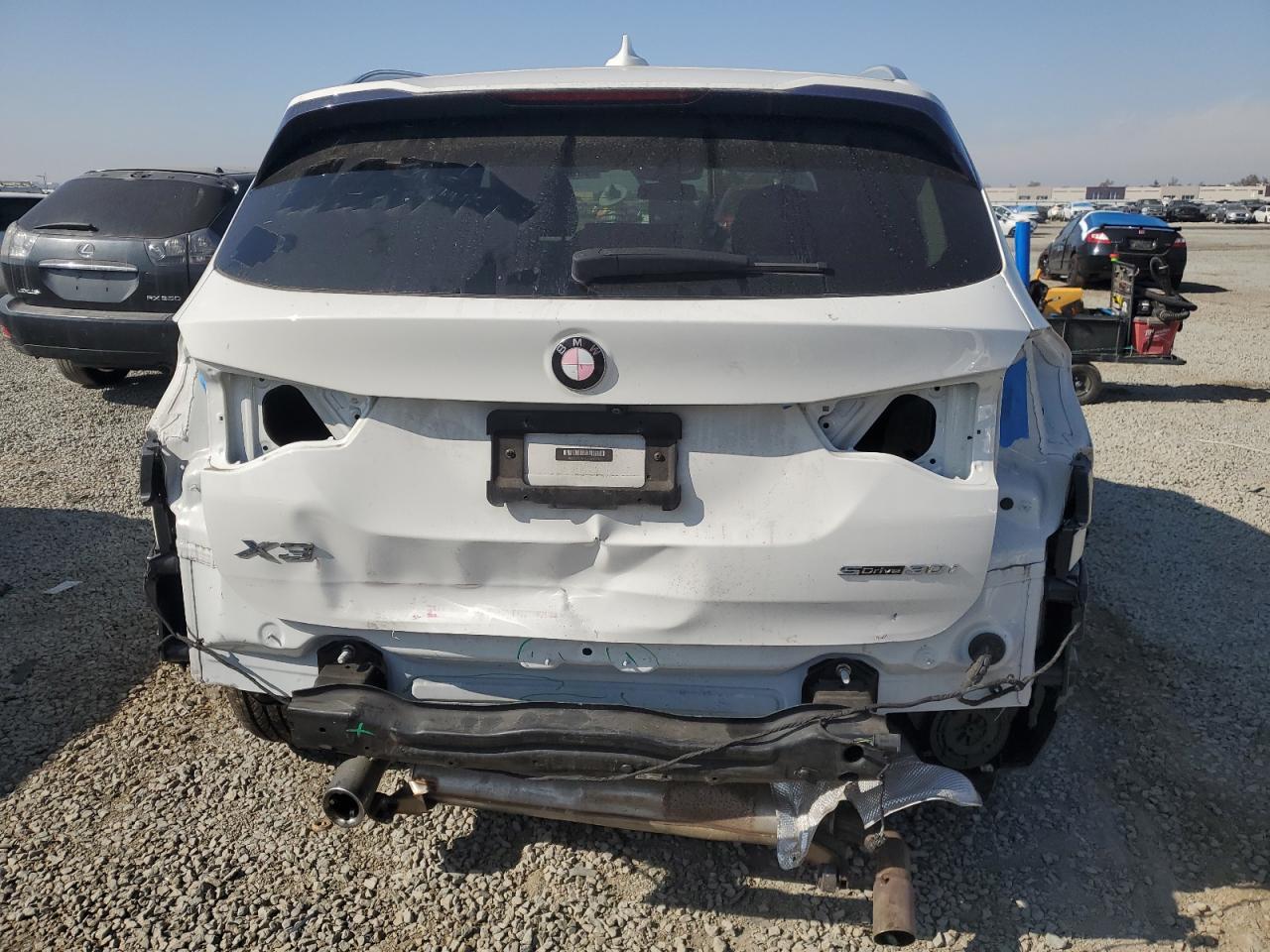 2021 Bmw X3 Sdrive30i White vin: 5UXTY3C0XM9G01213