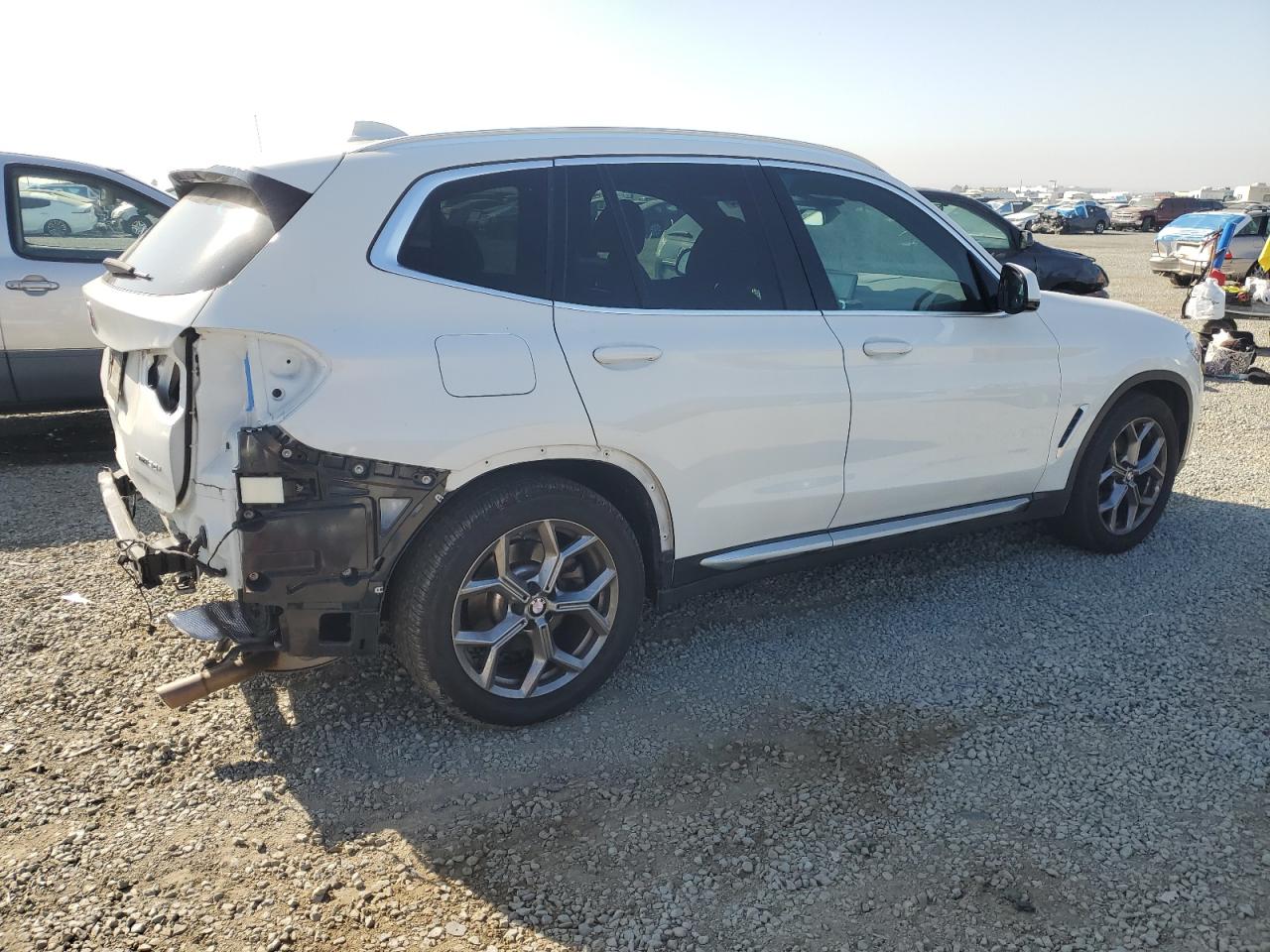 2021 Bmw X3 Sdrive30i White vin: 5UXTY3C0XM9G01213