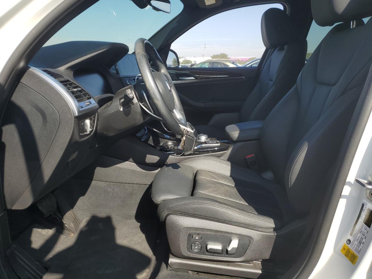 2021 Bmw X3 Sdrive30i White vin: 5UXTY3C0XM9G01213