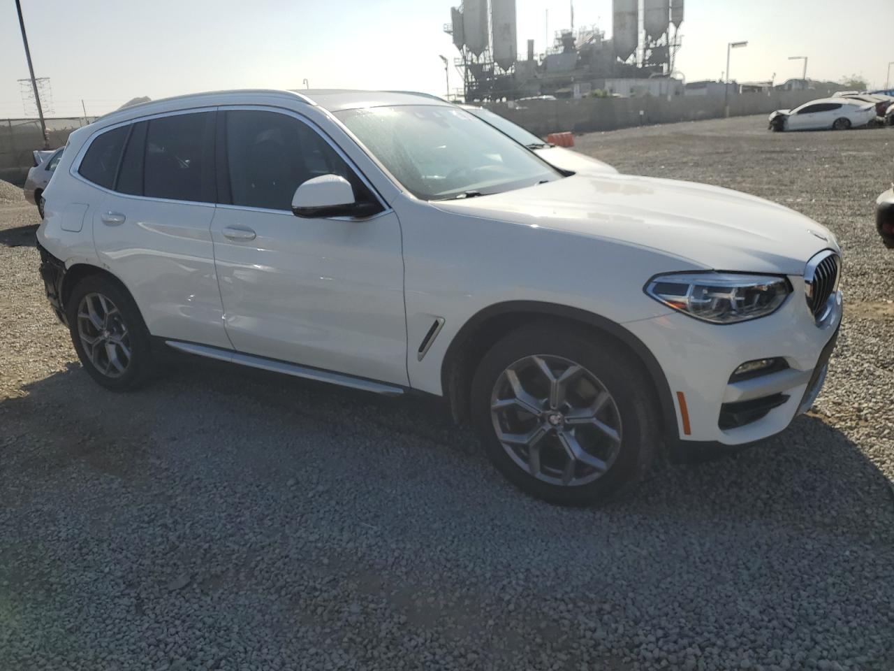 2021 Bmw X3 Sdrive30i White vin: 5UXTY3C0XM9G01213