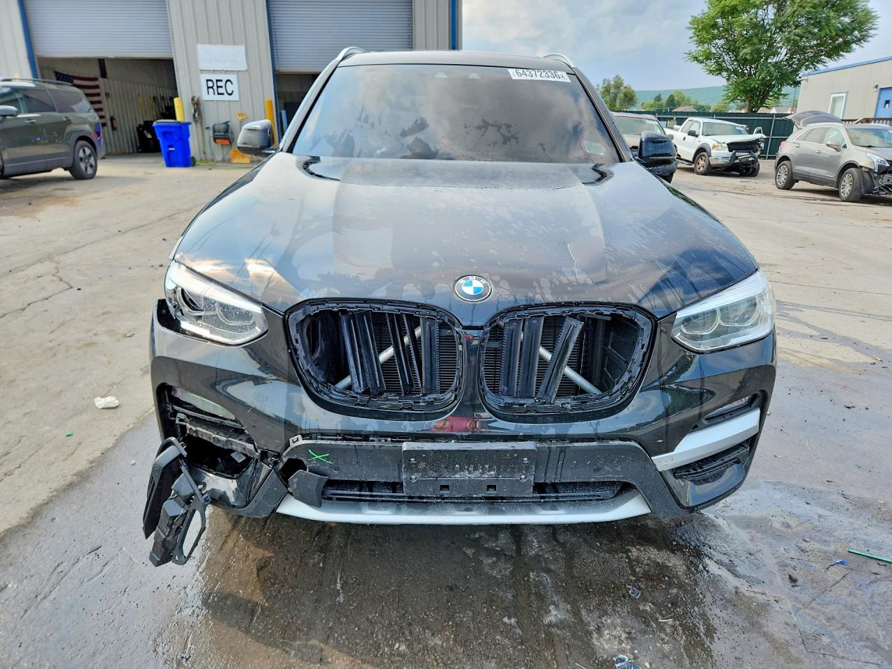 2021 Bmw X3 Xdrive30i Черный vin: 5UXTY5C02M9H55166