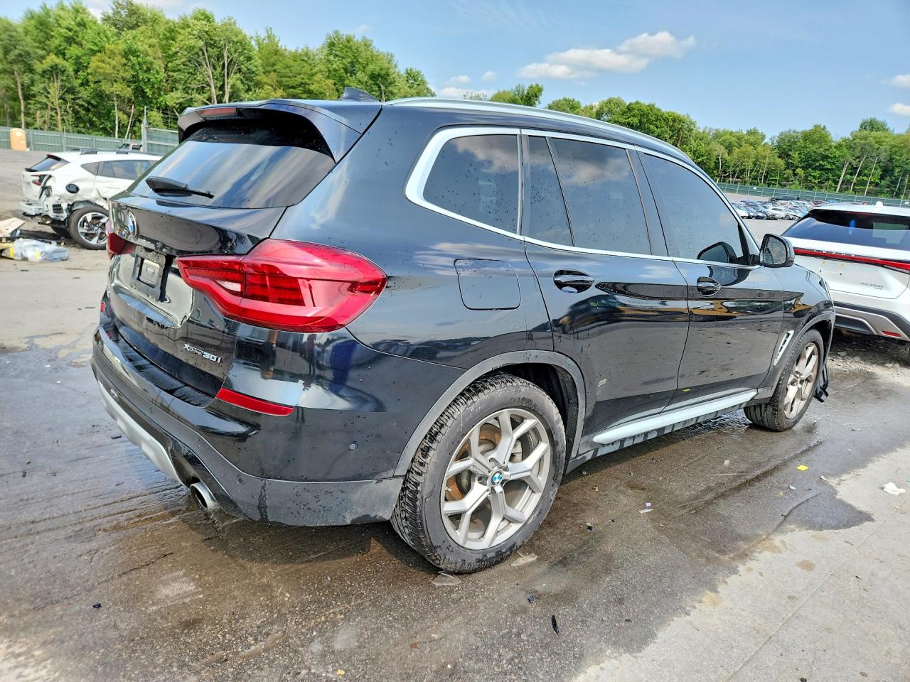 2021 Bmw X3 Xdrive30i Черный vin: 5UXTY5C02M9H55166