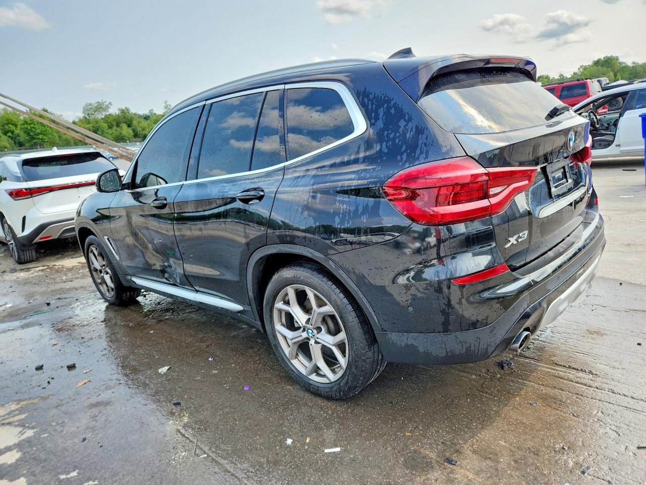 2021 Bmw X3 Xdrive30i Черный vin: 5UXTY5C02M9H55166