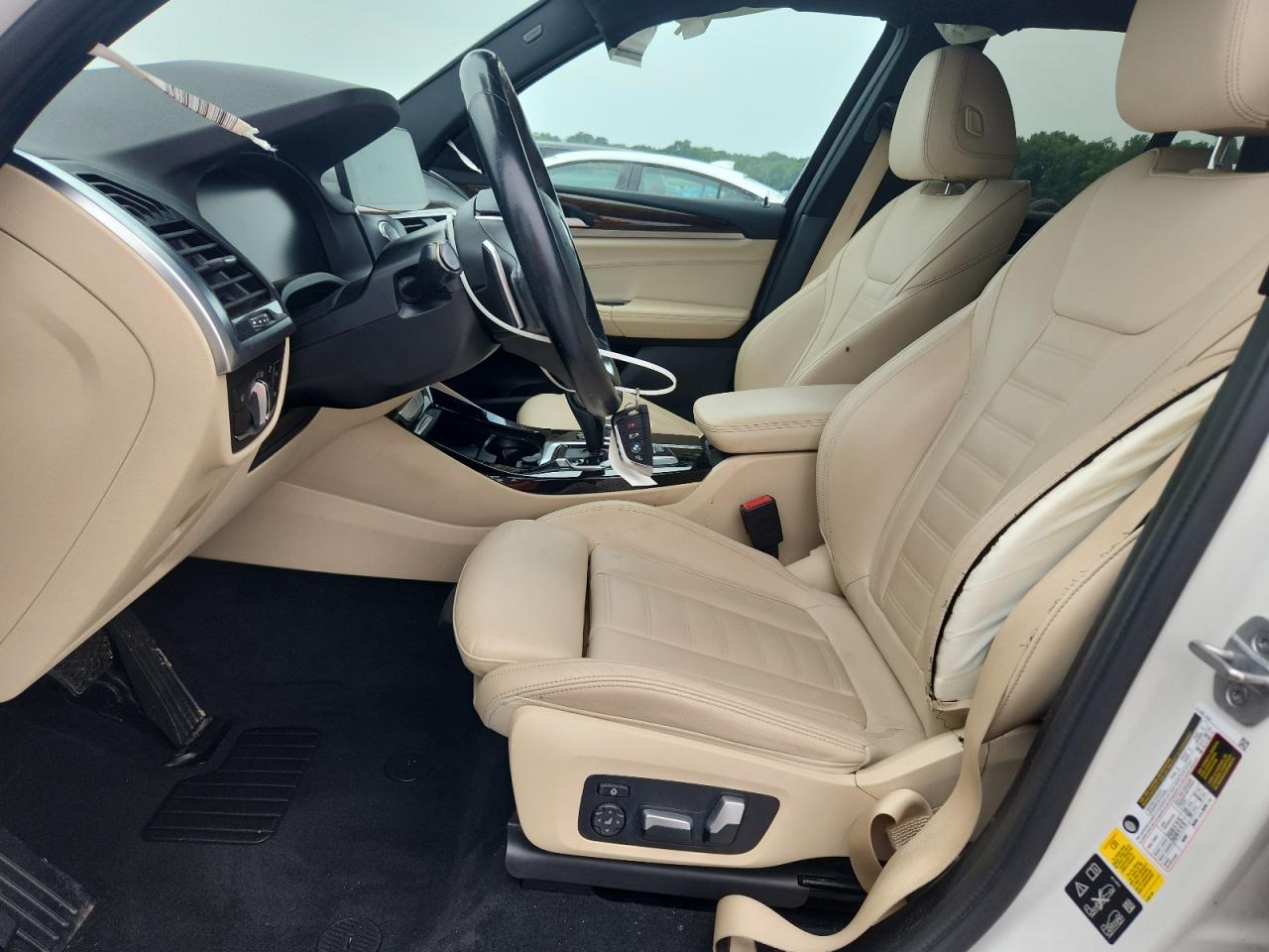 2021 Bmw X3 Xdrive30i Белый vin: 5UXTY5C03M9G54184