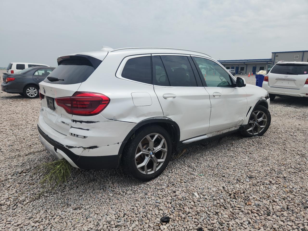 2021 Bmw X3 Xdrive30i Белый vin: 5UXTY5C03M9G54184