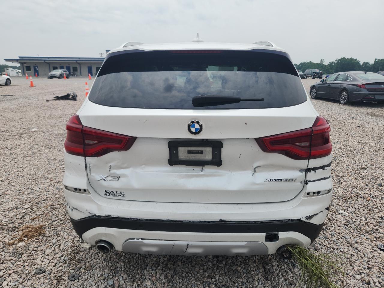 2021 Bmw X3 Xdrive30i Белый vin: 5UXTY5C03M9G54184