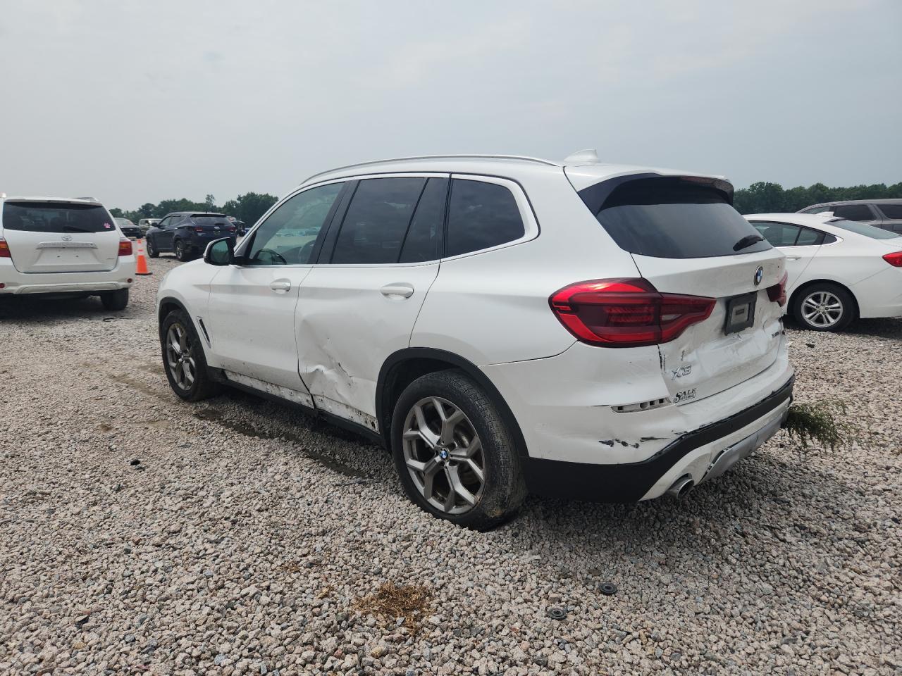 2021 Bmw X3 Xdrive30i Белый vin: 5UXTY5C03M9G54184